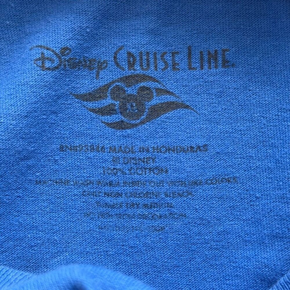 Disney Cruise Line Shirt L Mickey in Paradise Castaway Cay Bahamas Tropical Tee - Picture 8 of 11